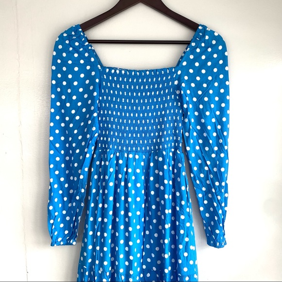 Anthropologie Dolan Laney Maxi Dress Blue NEW - Picture 6 of 12